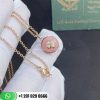 Louis Vuitton B Blossom Pendant, Pink Gold, White Gold, Pink Opal and Diamonds Q93794