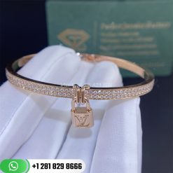 Louis Vuitton Lockit Pink Gold Bracelet