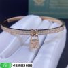 Louis Vuitton Lockit Pink Gold Bracelet