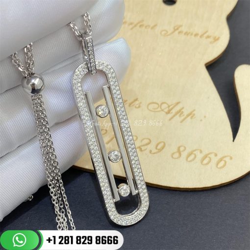 Messika Move 10th Anniversary Long Length Necklace 7228-WG