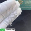 Tiffany Victoria Pendant Necklace 18k White Gold with Diamonds Medium