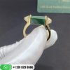 Les Berlingots De Cartier Ring, 18k Yellow Gold, Malachite - B4235500