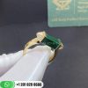 Les Berlingots De Cartier Ring, 18k Yellow Gold, Malachite - B4235500