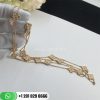 Van Cleef Arpels Sweet Alhambra Long Necklace 16 Motifs Rose Gold VCARO8DG00