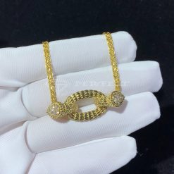 Boucheron Serpent Bohème necklace in yellow gold and diamonds Collector Square