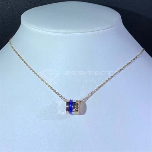 Boucheron Quatre Blue Edition Mini Ring Pendant JPN00635