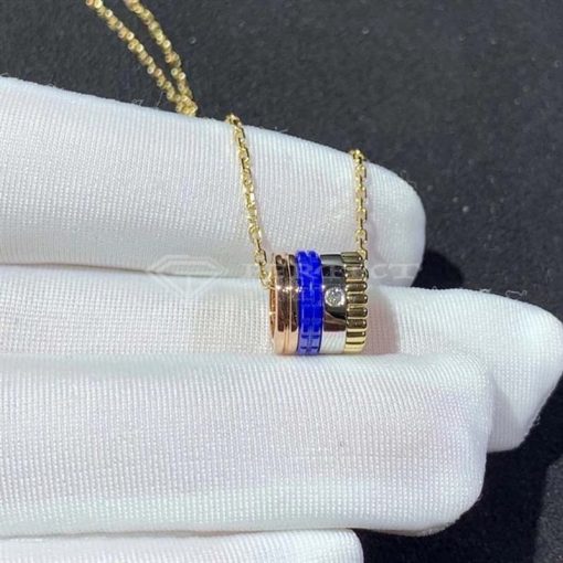 Boucheron Quatre Blue Edition Mini Ring Pendant JPN00635