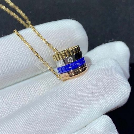 Boucheron Quatre Blue Edition Mini Ring Pendant JPN00635