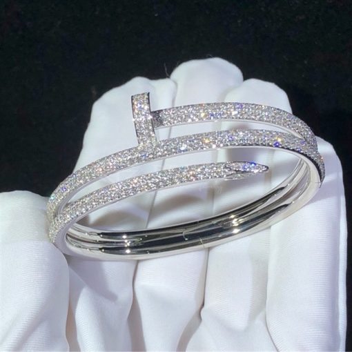 Cartier Juste Un Clou Bracelet White Gold, Diamonds N6708717