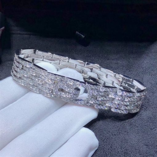 Cartier Agrafe Bracelet White Gold, Diamonds H6020117