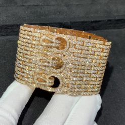 Cartier Agrafe Cuff Bracelet Yellow Gold, Diamonds HP601053