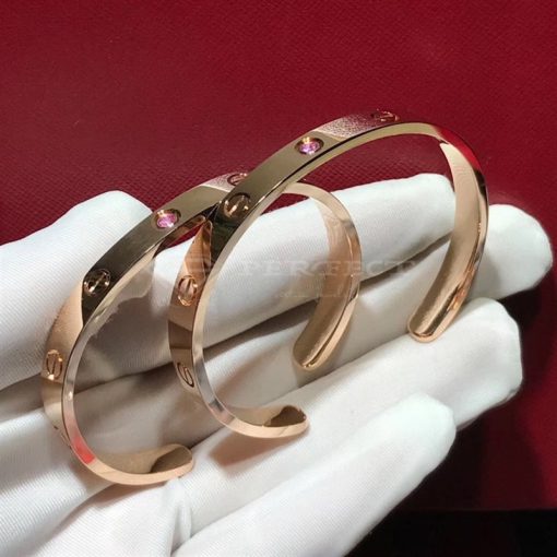 Cartier Love Bracelet, 1 Pink Sapphires B6029817