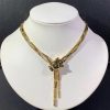 Cartier Panthère Yellow Gold Diamond Panther Pendant Necklace