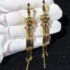 Cartier 18k Yellow Gold Panthere De Cartier Tassel Earrings