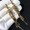 Cartier 18k Yellow Gold Panthere De Cartier Tassel Earrings