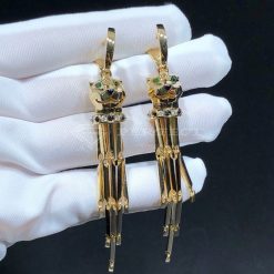 Cartier 18k Yellow Gold Panthere De Cartier Tassel Earrings