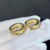 Cartier Love Hoop Earrings 18 Karat Yellow