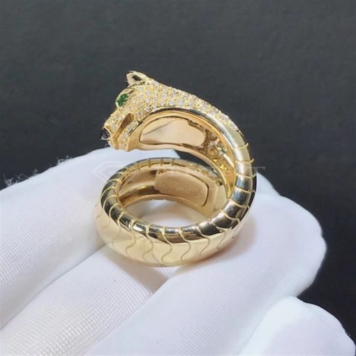 Cartier Yellow Gold Panthere De Cartier Ring N4224200