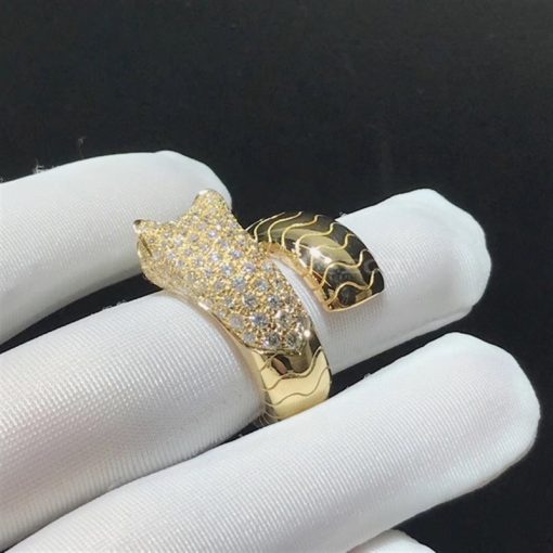 Cartier Yellow Gold Panthere De Cartier Ring N4224200