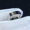 Cartier Love Colored Gemstones and White Gold Band Ring