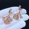 Bulgari Diva's Dream 18k Rose Gold Diamond Drop Earrings