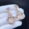 Bulgari Diva's Dream 18k Rose Gold Diamond Drop Earrings