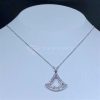 Bvlgari Divina 18K White Gold Diamond Pendant Necklace