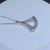 Bvlgari Divina 18K White Gold Diamond Pendant Necklace