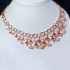 Bvlgari Divas Dream Necklace in Rose Gold with Mother-of-pearl, Carnelian and Diamonds 354092