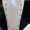 Van Cleef Arpels Vintage Alhambra Long Necklace with 20 Turquoise