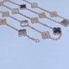 Van Cleef Arpels Vintage Alhambra Long Necklace, 20 Motifs Rose gold, Diamond, Mother-of-pearl VCARP2R000