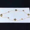 Van Cleef Arpels Frivole Necklace, 9 Flowers Yellow Gold, Diamond VCARD31500