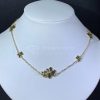 Van Cleef Arpels Frivole Necklace, 9 Flowers Yellow Gold, Diamond VCARD31500