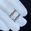 Van Cleef Arpels Perlée Solitaire 0.30 Ct EVVS2 Rose Gold VCARO1VC00