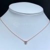 Tiffany Elsa Peretti™ Diamonds by the Yard™ Single Diamond Pendant in Rose Gold