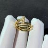 Tiffany T Diamond Square Wrap Ring in 18k Yellow Gold