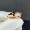 Tiffany T T1 Ring in Rose Gold with Diamonds, 2.5 mm