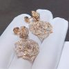 Piaget Rose Earrings in 18K Rose Gold G38U0066