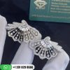 Garrard Fanfare Diamond and Mother of Pearl Earrings In 18ct White Gold