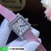 Charles Oudin Pansy Retro With Pearls Watch Medium 24mm Pink Straps Custom Watches Coral (1)