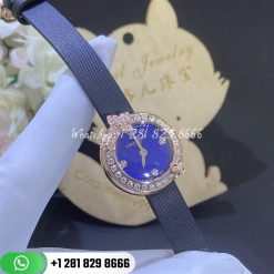 Chaumet Hortensia Watch Steel Diamonds Lapis Lazuli Coral (1)