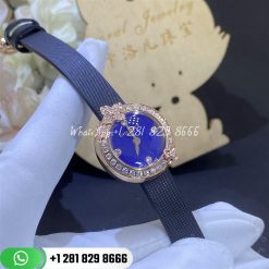 Chaumet Hortensia Watch Steel Diamonds Lapis Lazuli Coral (7)