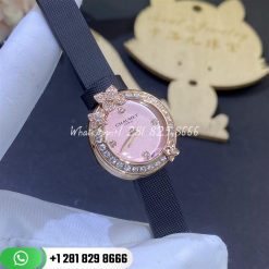 Chaumet Hortensia Eden Watch Small Model Rose Gold Diamonds Pink Opal Custom Watches (1)