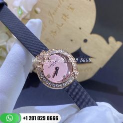 Chaumet Hortensia Eden Watch Small Model Rose Gold Diamonds Pink Opal Custom Watches (3)