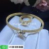 Cartier ecrou de cartier diamond bracelet yellow gold b6067117 custom jewelry coral (2)