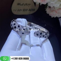 Cartier panthere de cartier bracelet white gold diamond n6715617 custom jewelry corral (1)