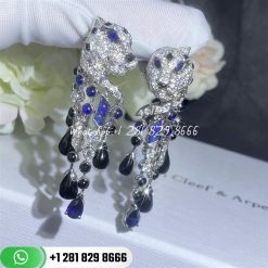 Cartier panthere de cartier earrings white gold h8000657 custom jewelry coral (2)