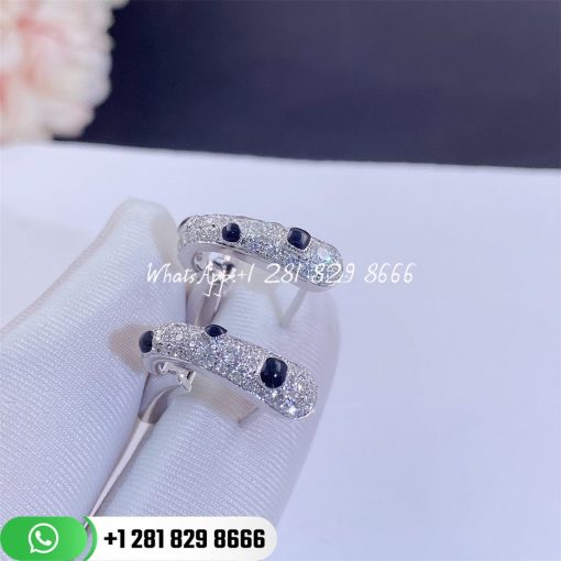 Cartier panthere de cartier earrings white gold n8515155 custom jewelry ciral (5)