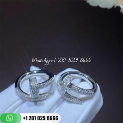 Cartier juste un clou cufflinks white gold diamonds og000177 custom jewelry (1)