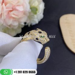 Cartier panthere de cartier ring yellow gold n4767700 custom jewelry coral (2)